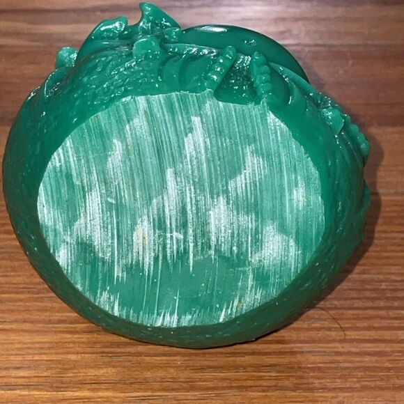 Green Laughing Buddha Figurine Resin Prosperity Statue Good Luck Decor - Picture 7 of 16